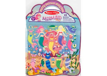 Melissa & Doug - Reusable Puffy Sticker Play Set - Mermaid