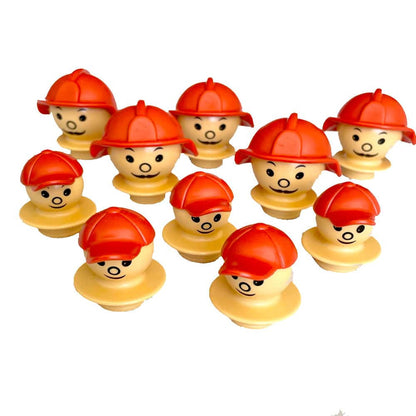 Mobilo Faces - 5 Firemen + 5 Children Supplement Set