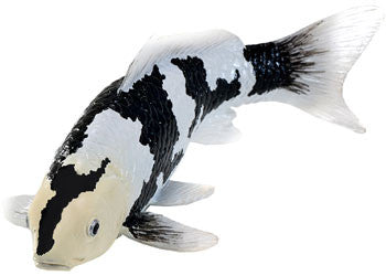 Mojo - Koi Carp - Shiro Utsuri Koi Figurine