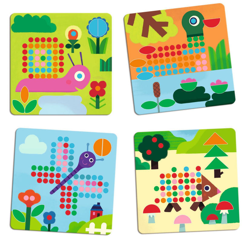 Djeco - Mosaïco Mini Animo