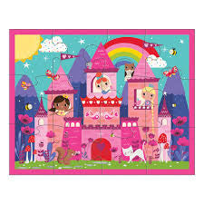 Mudpuppy 12 Piece Pouch Puzzle - Princess Castle