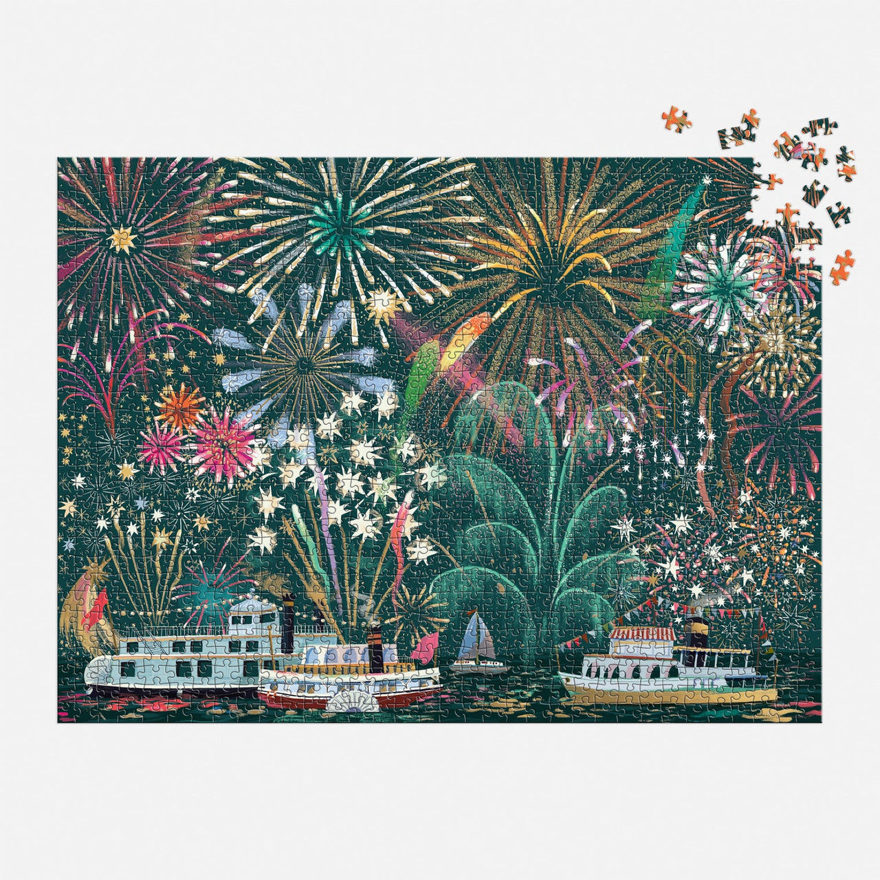 Galison 1000pc - Fireworks Jubilee Foil Puzzle