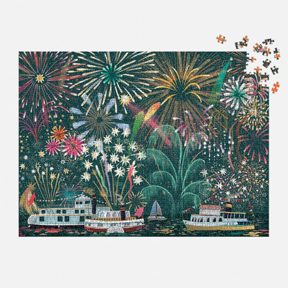 Galison 1000pc - Fireworks Jubilee Foil Puzzle