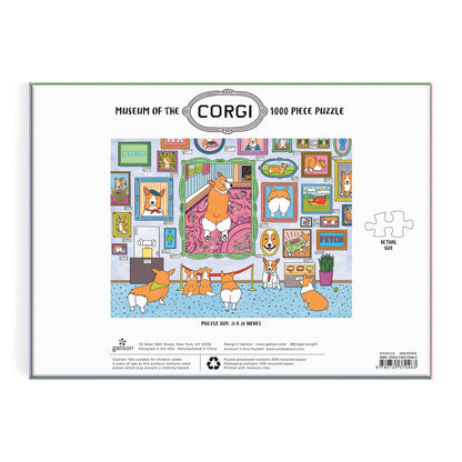 Galison 1000pc - Museum of the Corgi Puzzle