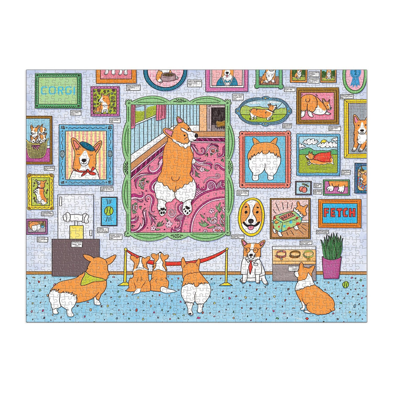 Galison 1000pc - Museum of the Corgi Puzzle