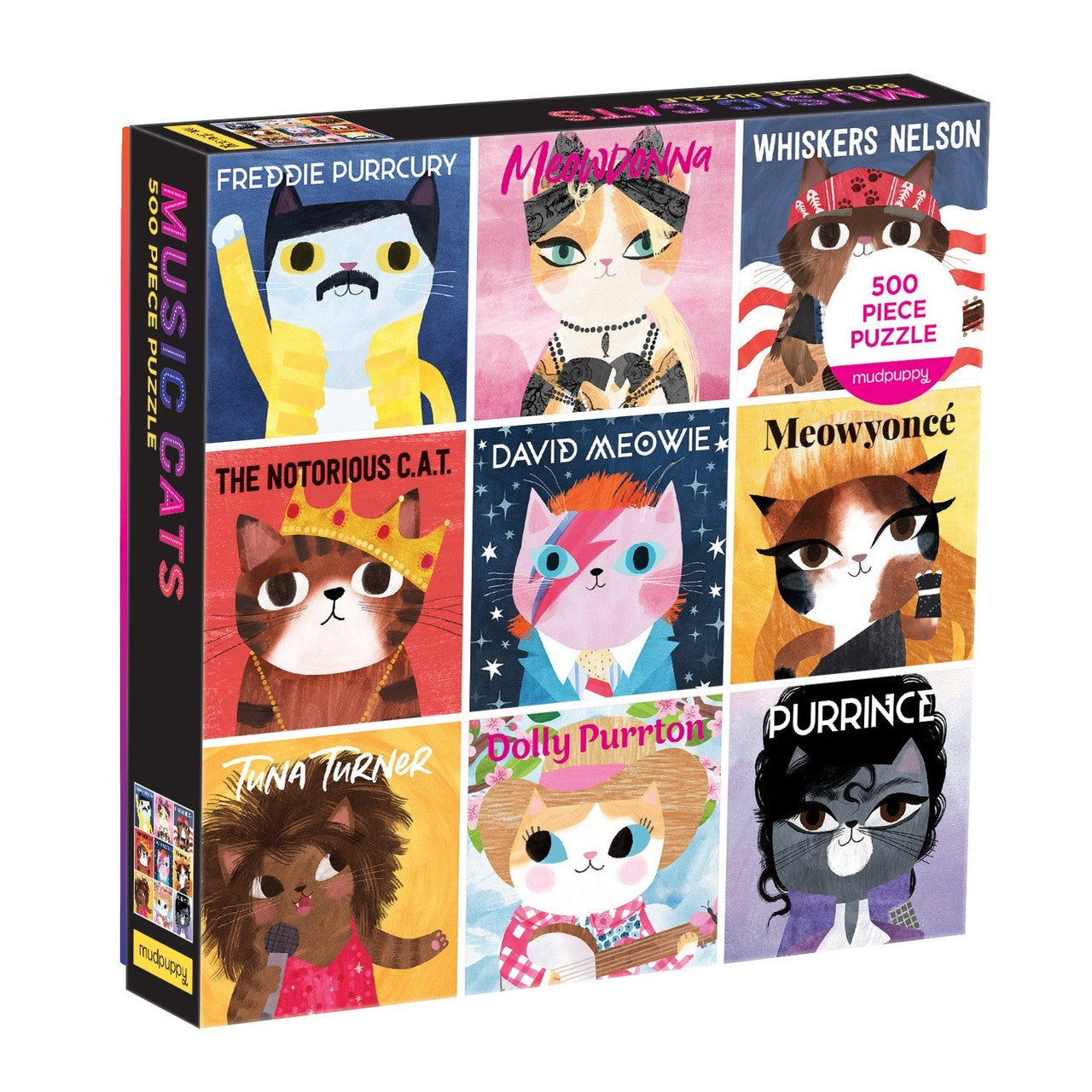Mudpuppy 500pc - Music Cats Puzzle
