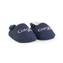 Navy slippers accessory for 30cm Mon Premier Corolle baby dolls