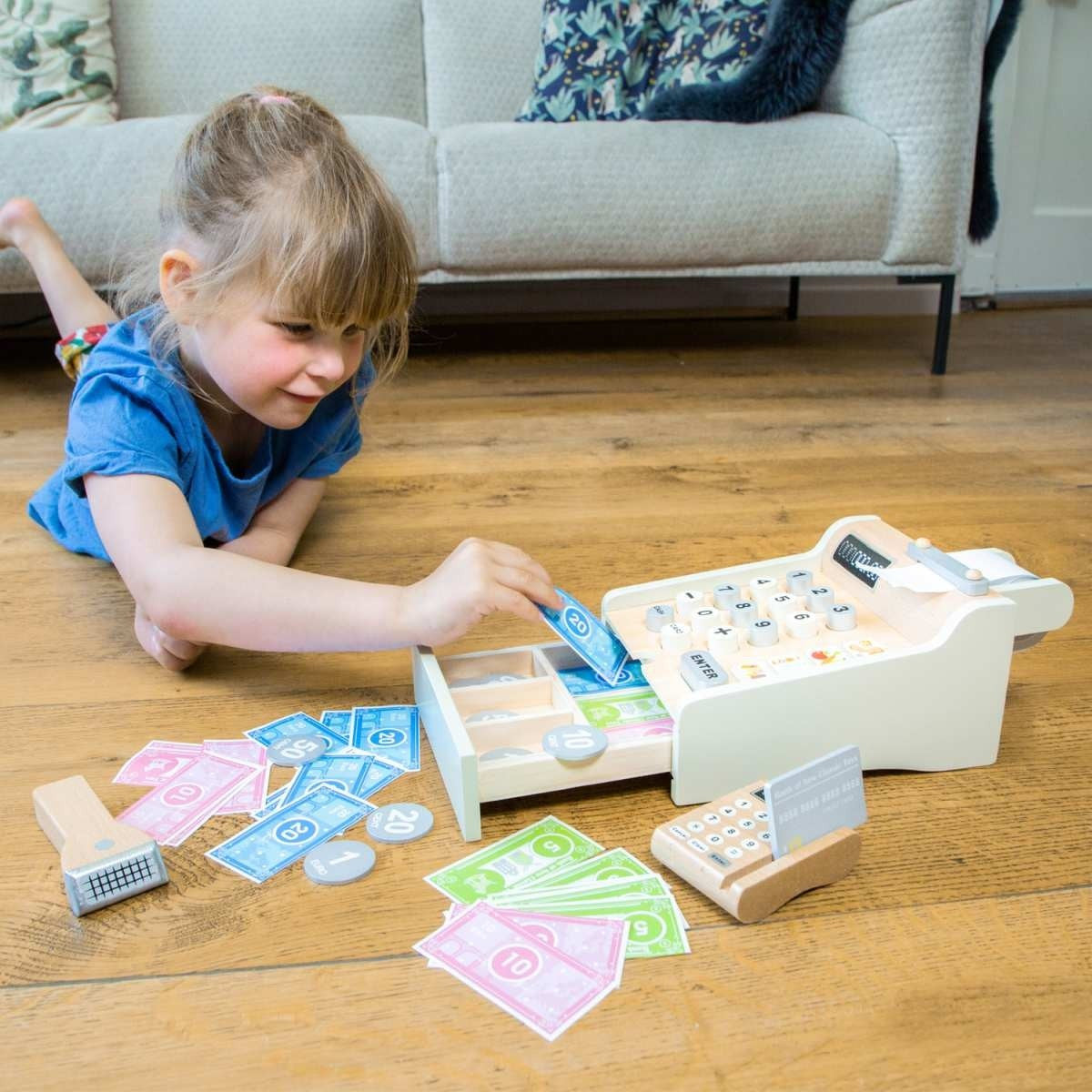New Classic Toys - Cash Register - White