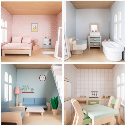 New Classic Toys - Doll's House with Furniture