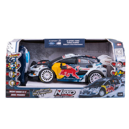 Nikko RC 1:18 Night Mode M-Sport Ford Puma Hybrid Rally RC Car 25cm