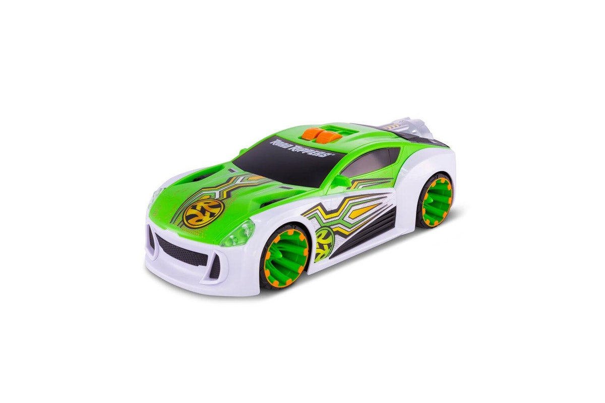 Nikko Road Rippers Maximum Boost green and white 25cm toy car with lights and sounds