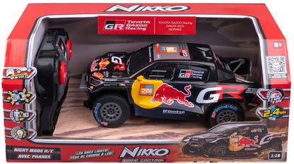 Nikko Toyota Gazoo Racing Dakar 2024 Hilux 1:18 remote control rally car