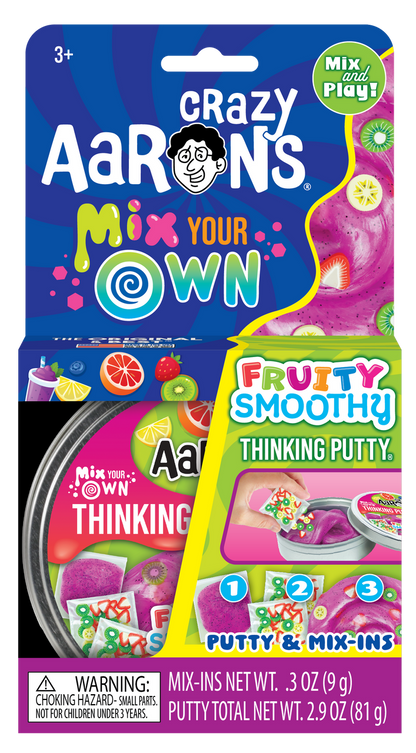 Crazy Aaron's Thinking Putty - Mix It - Fruity Smoothy 4" Tin