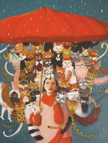 New York Puzzle Company 1000pc - The Cat Countess Puzzle