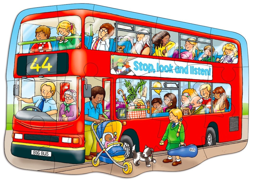 Orchard Toys - Big Red Bus Jigsaw