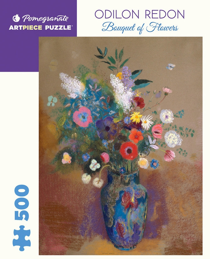 Pomegranate 500pc Puzzle - Odilon Redon: Bouquet of Flowers