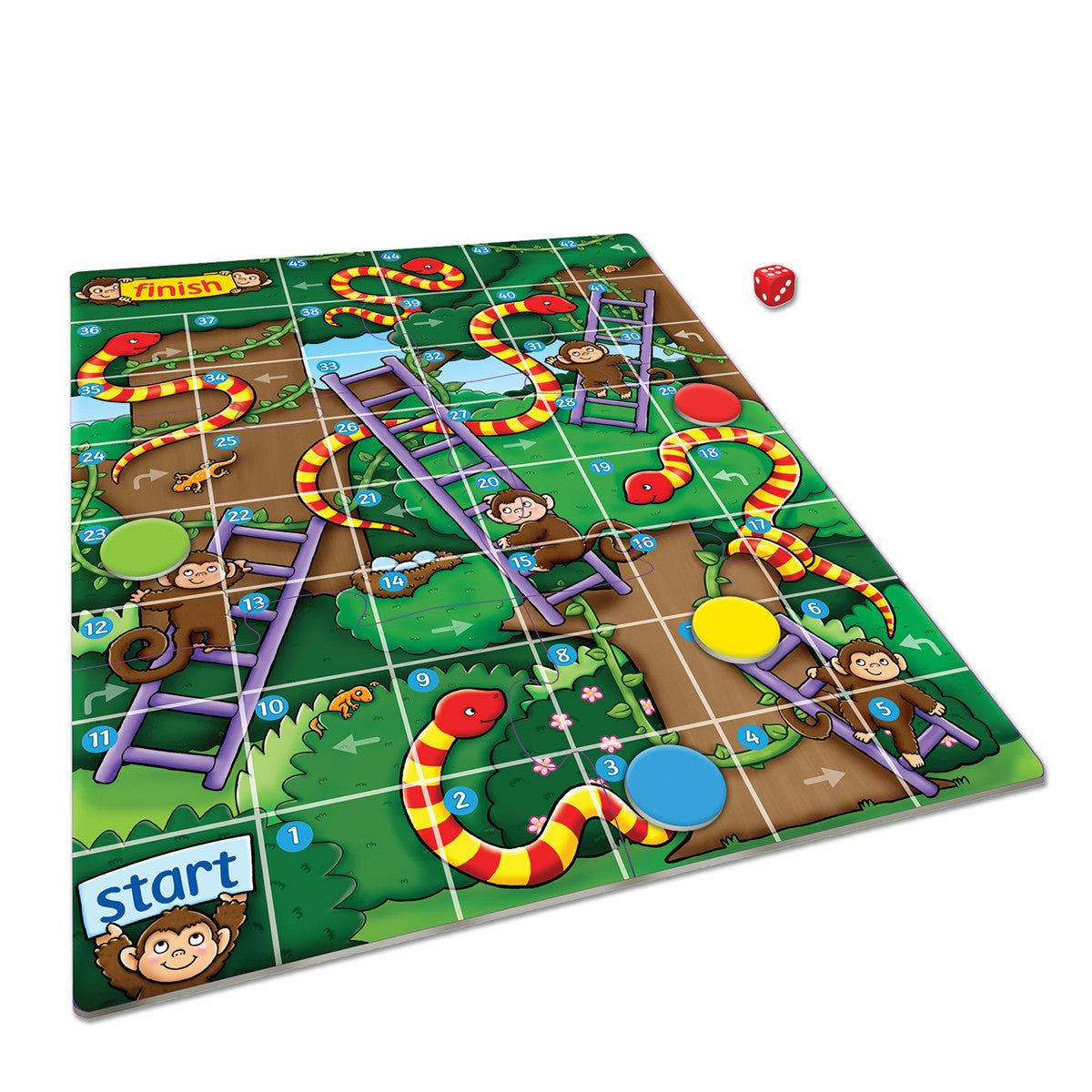 Orchard Toys Mini Game - Jungle Snakes & Ladders