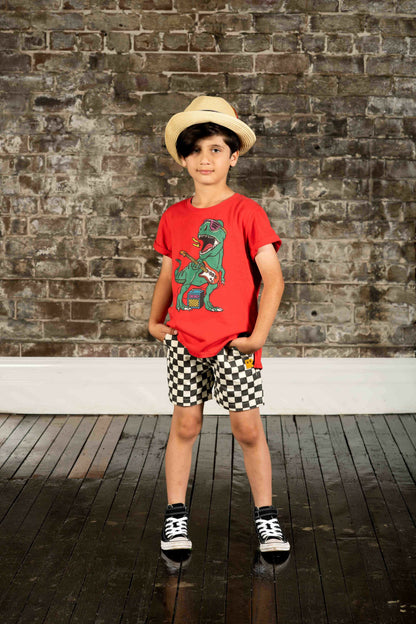 Rock Out Dino SS T-Shirt