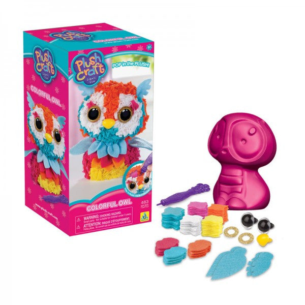 ORB PlushCraft Colourful Owl 3D Kit