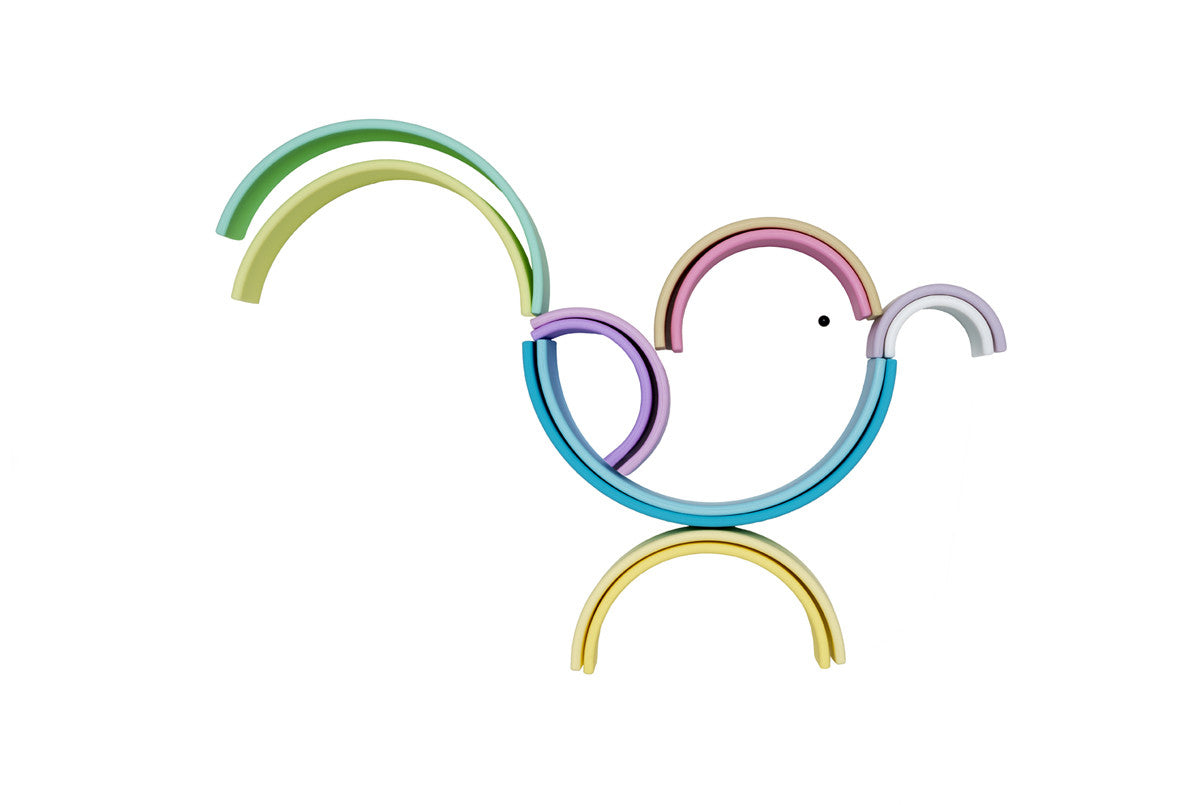 Dena Toys - dëna Rainbow Pastel 12pc
