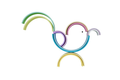 Dena Toys - dëna Rainbow Pastel 12pc