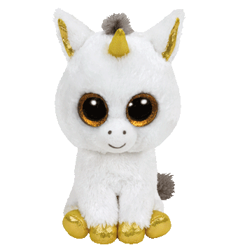 TY Beanie Boos Regular - Pegasus White Unicorn