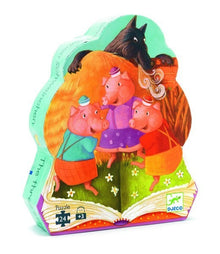 Djeco The 3 Little Pigs Silhouette Puzzle 24pce