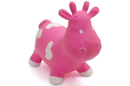 Happy Hopperz - Pink Cow with White Spots