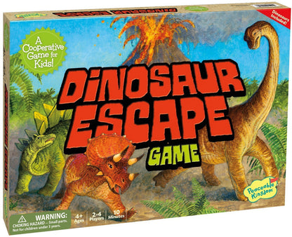 Peaceable Kingdom - Dinosaur Escape Cooperative Board Game