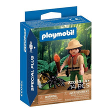 PLAYMOBIL Adventurer 72033 Special Plus jungle explorer with backpack, torch, tarantula and golden skull in packaging