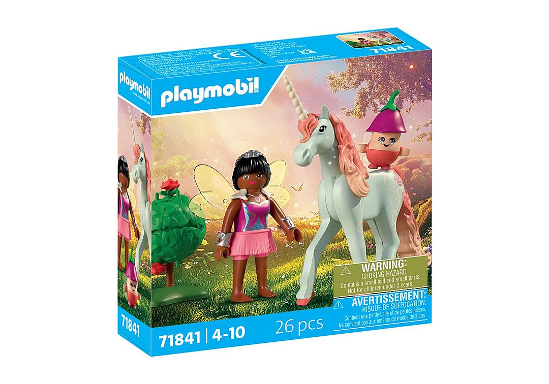 PLAYMOBIL Collectible Unicorn Sky Rose with Fairy 71841 set with unicorn fairy and accessories