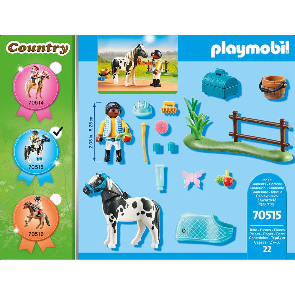 Playmobil Country -  Pony Farm - Collectible Lewitzer Pony 70515
