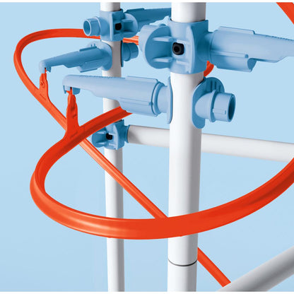 Helix spiral section of the Sky Trails Starter Kit carrying the Sky Rider down in a tight curve