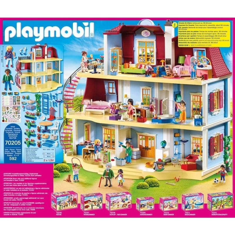 Playmobil Dollhouse - Large Dollhouse 70205 **Damaged Packaging**