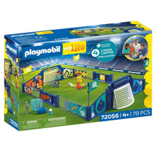 PLAYMOBIL My Life Soccer Arena 72056 football stadium playset with players and goals
