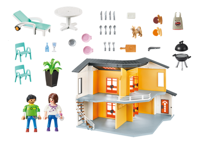 Playmobil City Life - Modern House 9266 **Damaged Packaging**