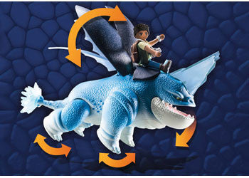 Playmobil Dragons - The Nine Realms: Plowhorn & D'Angelo | 71082