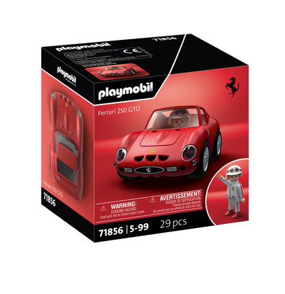 PLAYMOBIL x Ferrari 250 GTO 71856 classic red Ferrari model car with PLAYMOBIL driver figure