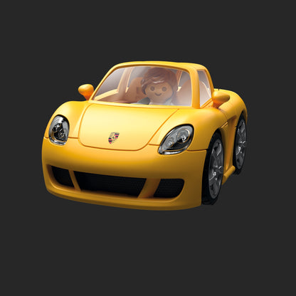 PLAYMOBIL x Porsche Carrera GT 71859 officially licensed Porsche sports car with removable roof and driver figure