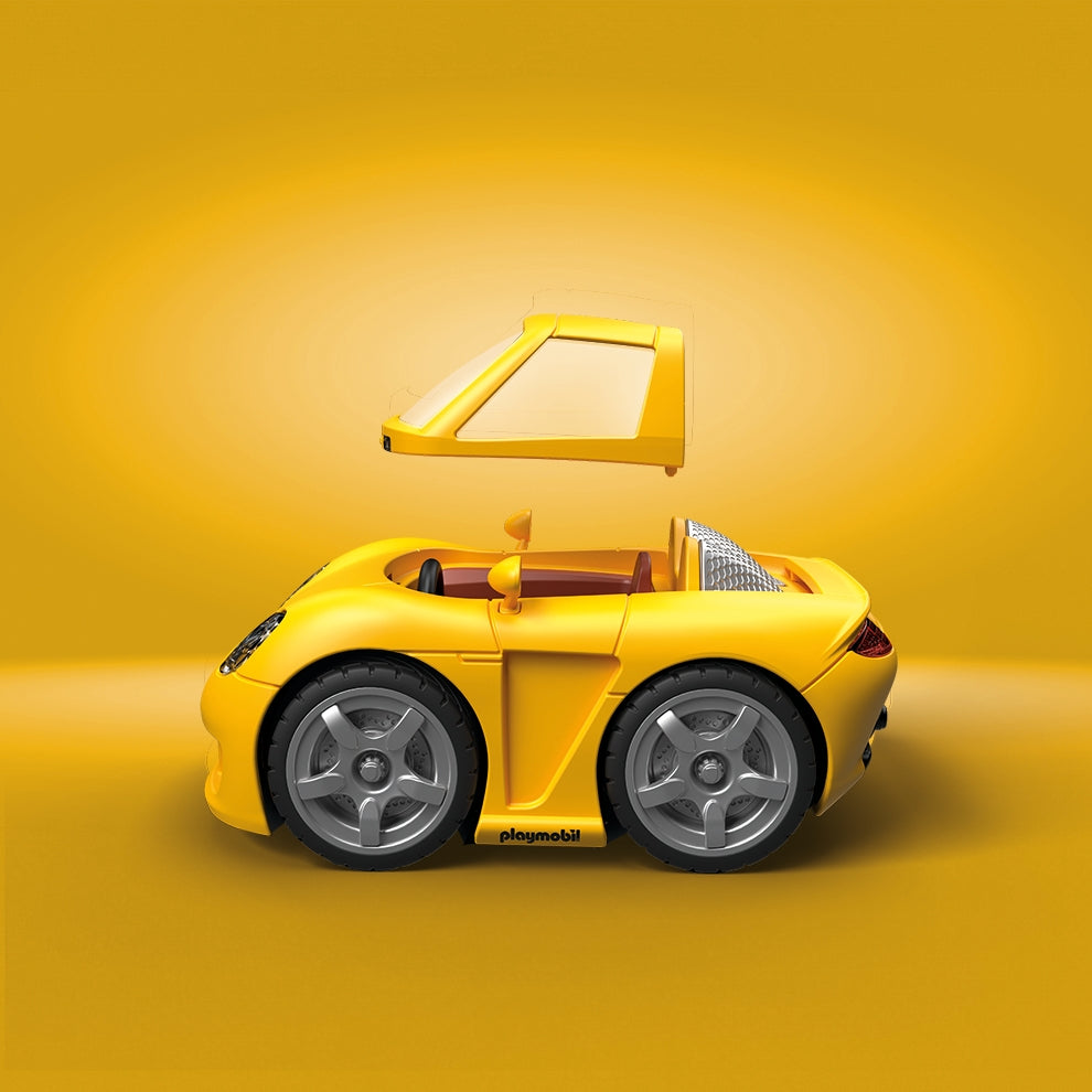 PLAYMOBIL x Porsche Carrera GT 71859 officially licensed Porsche sports car with removable roof and driver figure