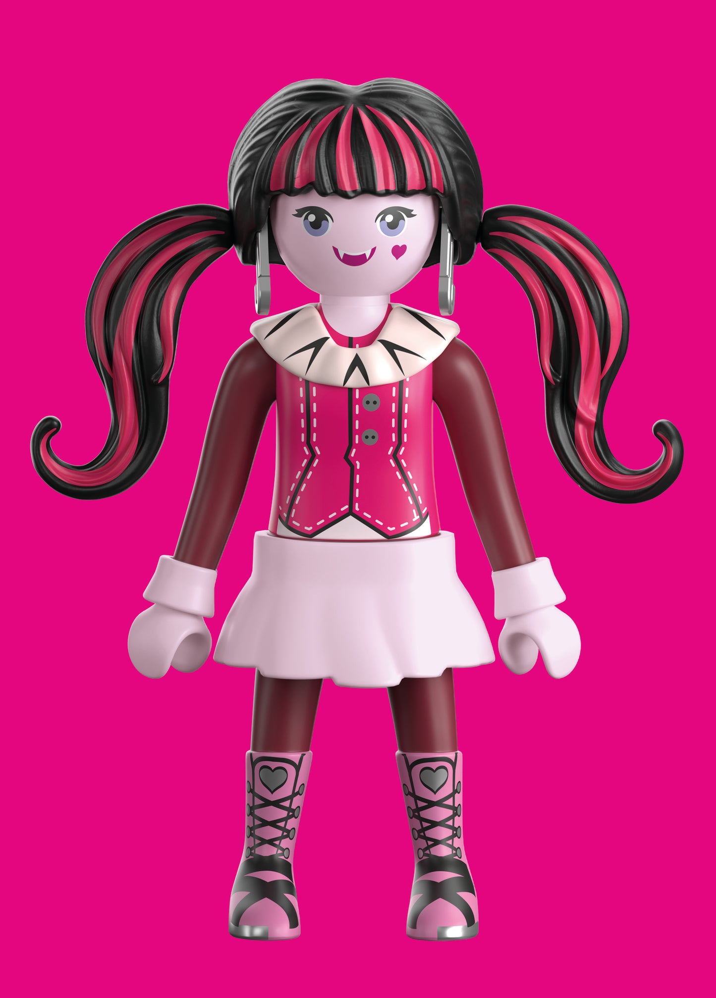 PLAYMOBIL Monster High Cleo De Nile collectible figure with gold details and handbag accessory