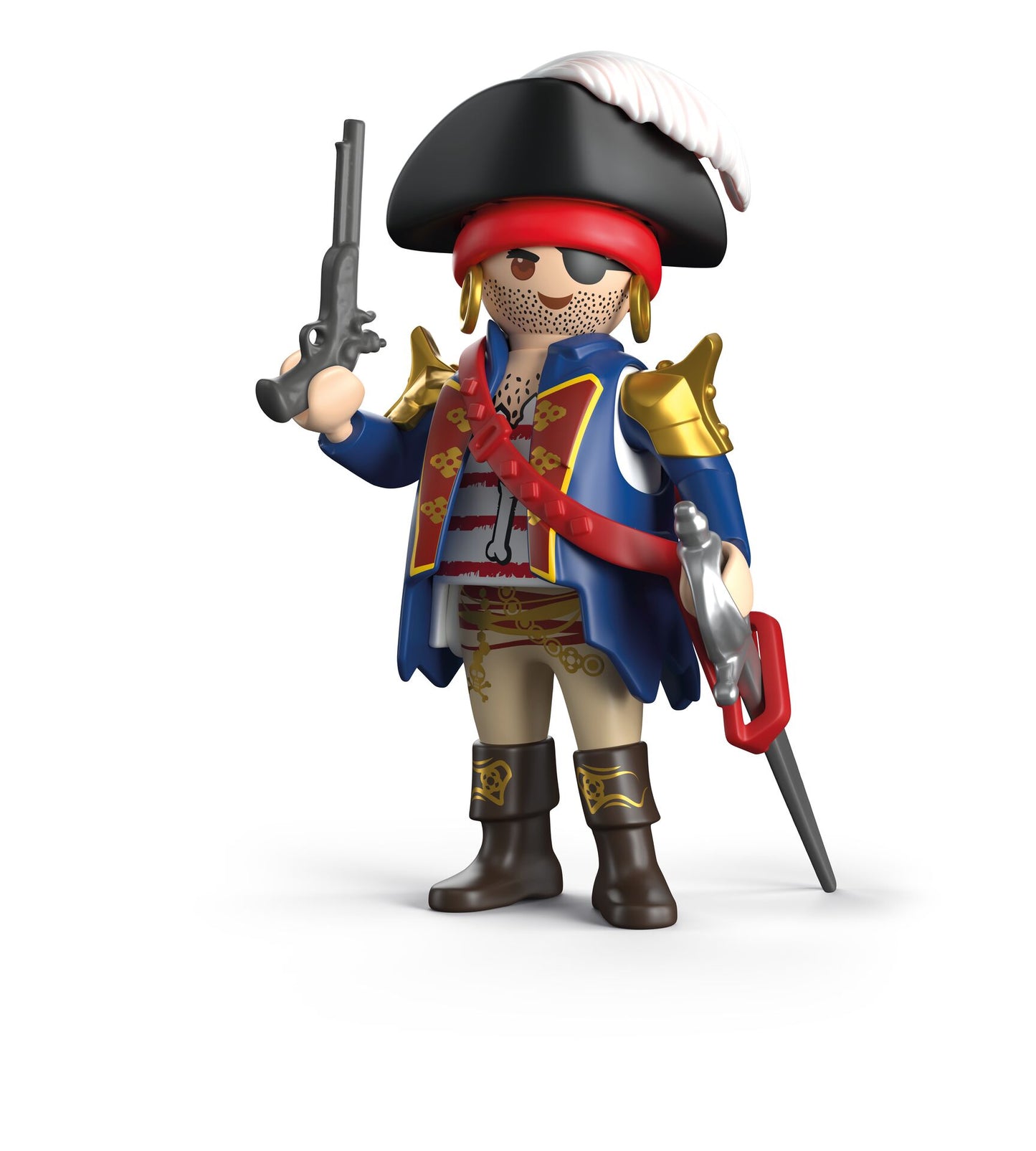 PLAYMOBIL DuoPack Pirates 72024 with two pirate figures, swords, pistol and pirate flag