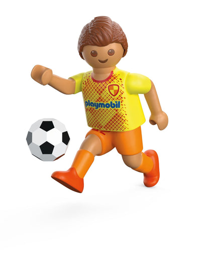 PLAYMOBIL Soccer Arena 72056 interactive football stadium playset with football players, goals, scoreboard and accessories