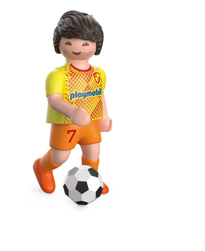 PLAYMOBIL Soccer Training Station 72057 with football player, goal, target ring, cones and shooting challenges