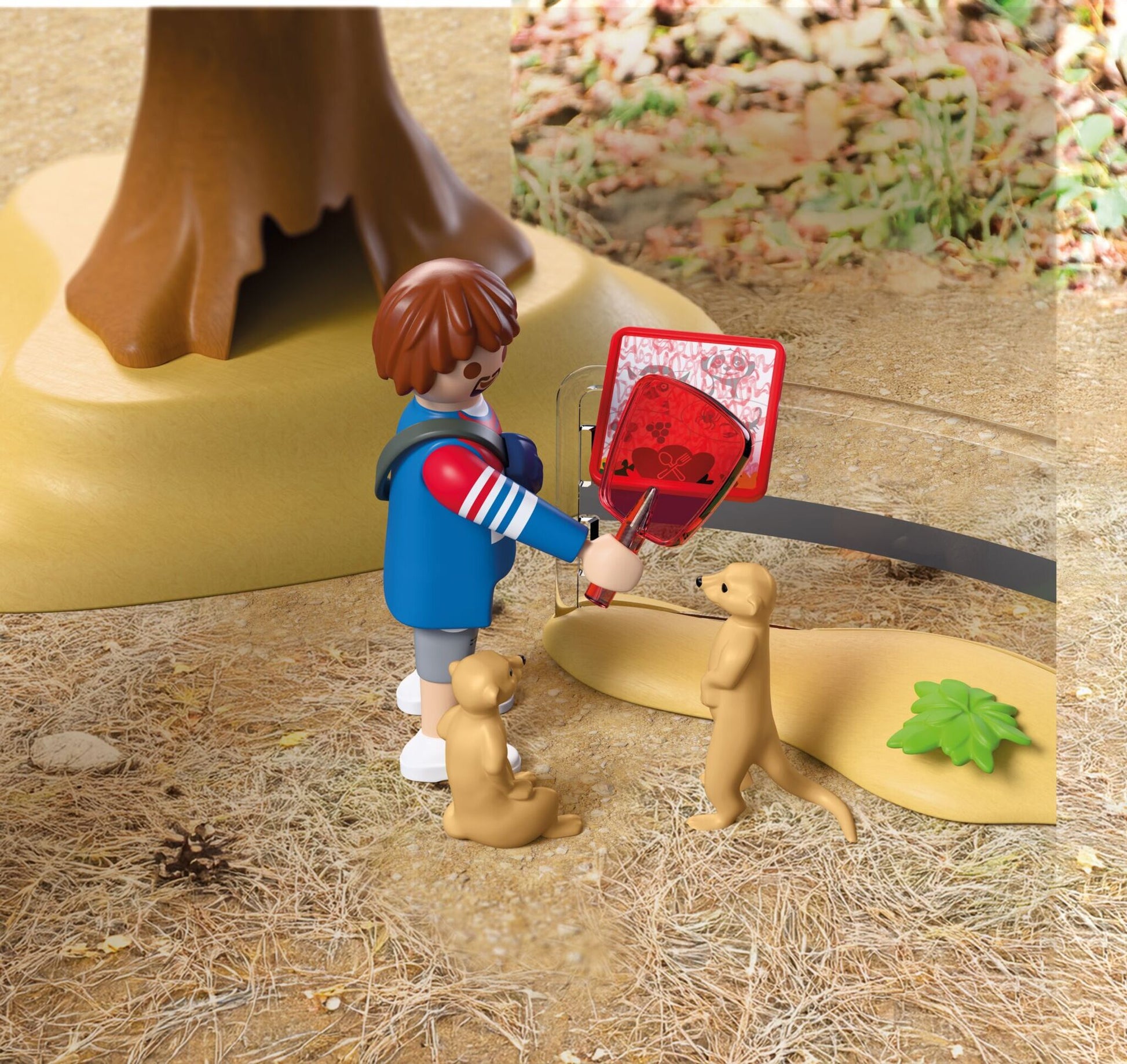 Playmobil Zoo Wilderness Climbing Park 72070 safari playset with cable car, suspension bridge, giraffe, zebra, lions and viewing platforms