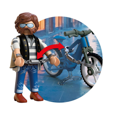 PLAYMOBIL Bicycle Theft 72076 police playset with bicycle thief, police officer, bike and accessories