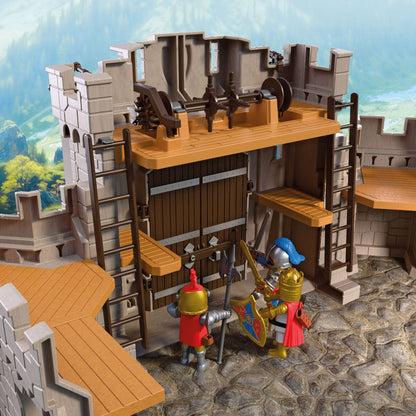 PLAYMOBIL Large Lion Knights Castle with working drawbridge, towers and Lion Knight figures