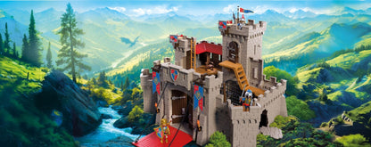 PLAYMOBIL Large Lion Knights Castle with working drawbridge, towers and Lion Knight figures