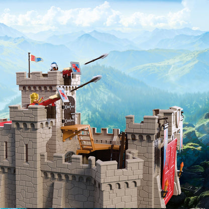 PLAYMOBIL Large Lion Knights Castle with working drawbridge, towers and Lion Knight figures