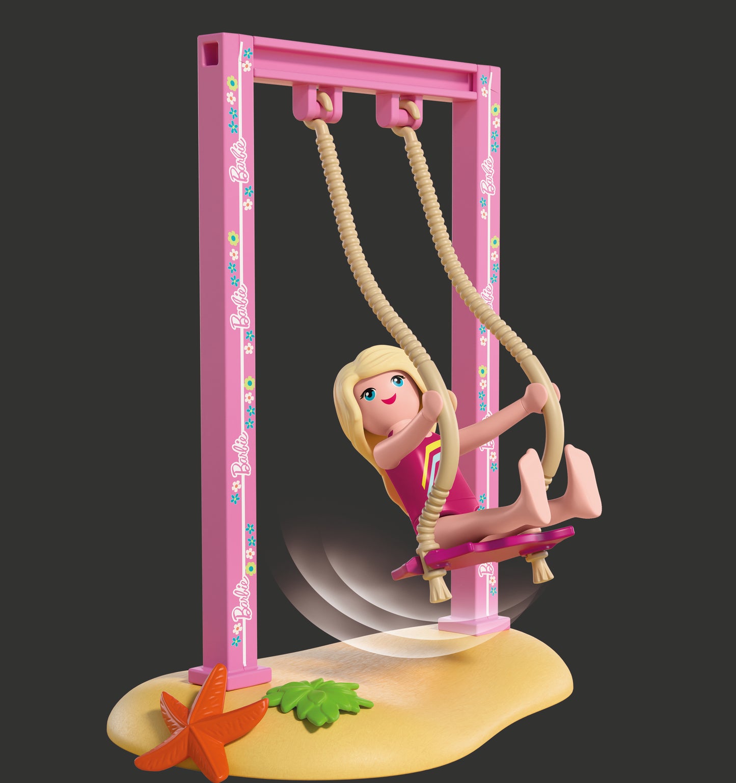 PLAYMOBIL x Barbie Beach Café playset with Barbie, Ken and Malibu beach café scene